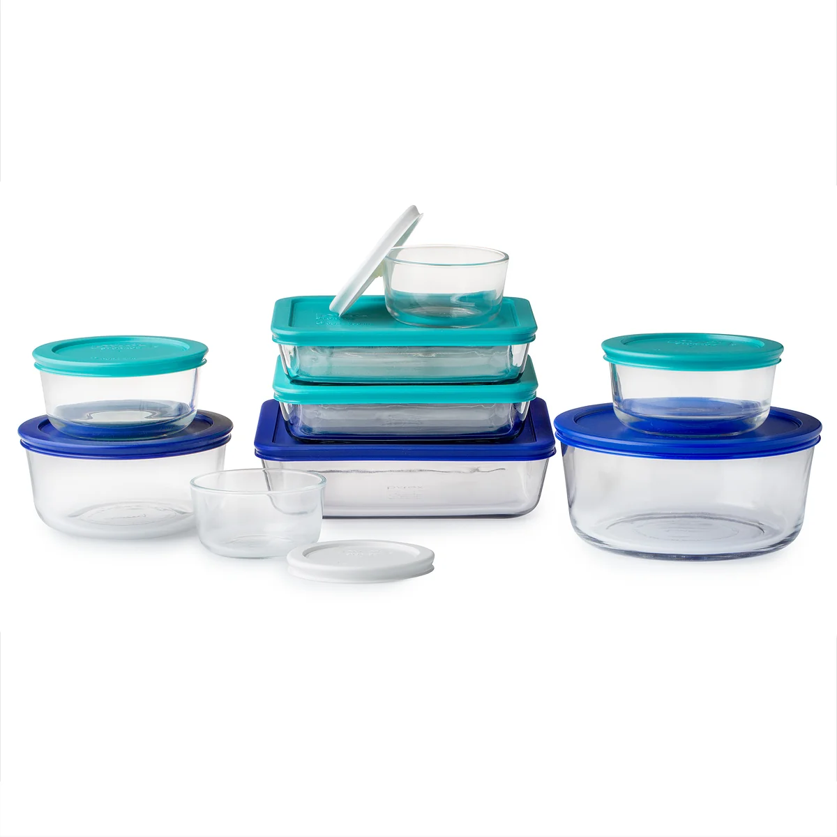 Pyrex Simply Store 18-Piece Glass Food Storage Set